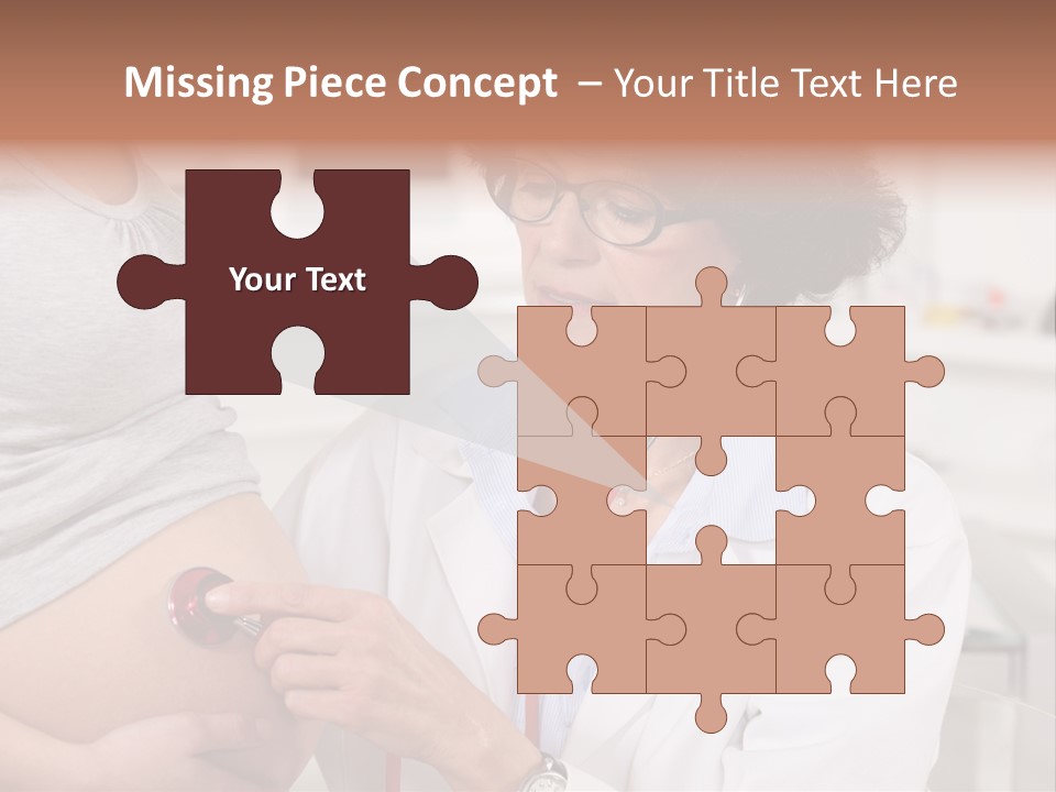 Belly Female Gynecology PowerPoint Template