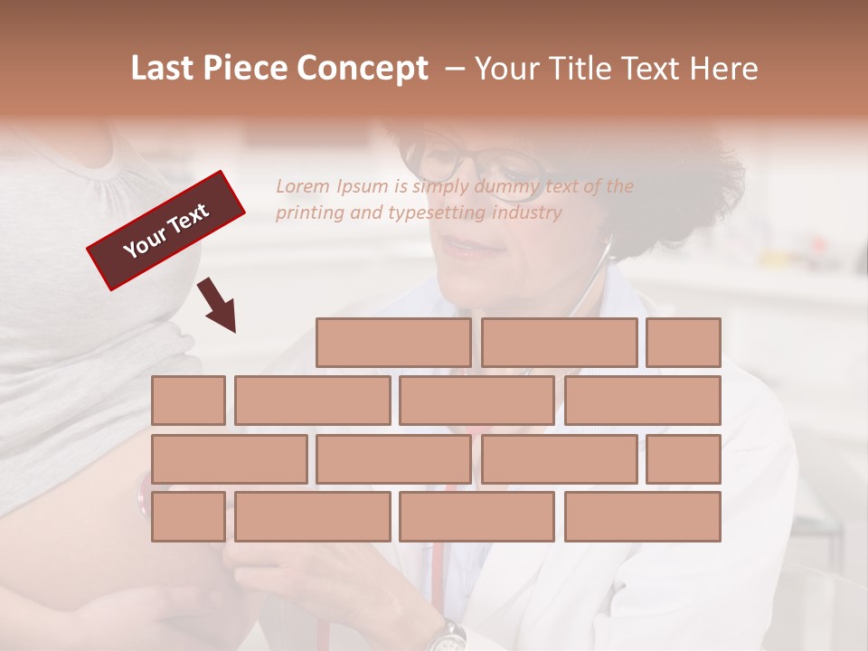 Belly Female Gynecology PowerPoint Template