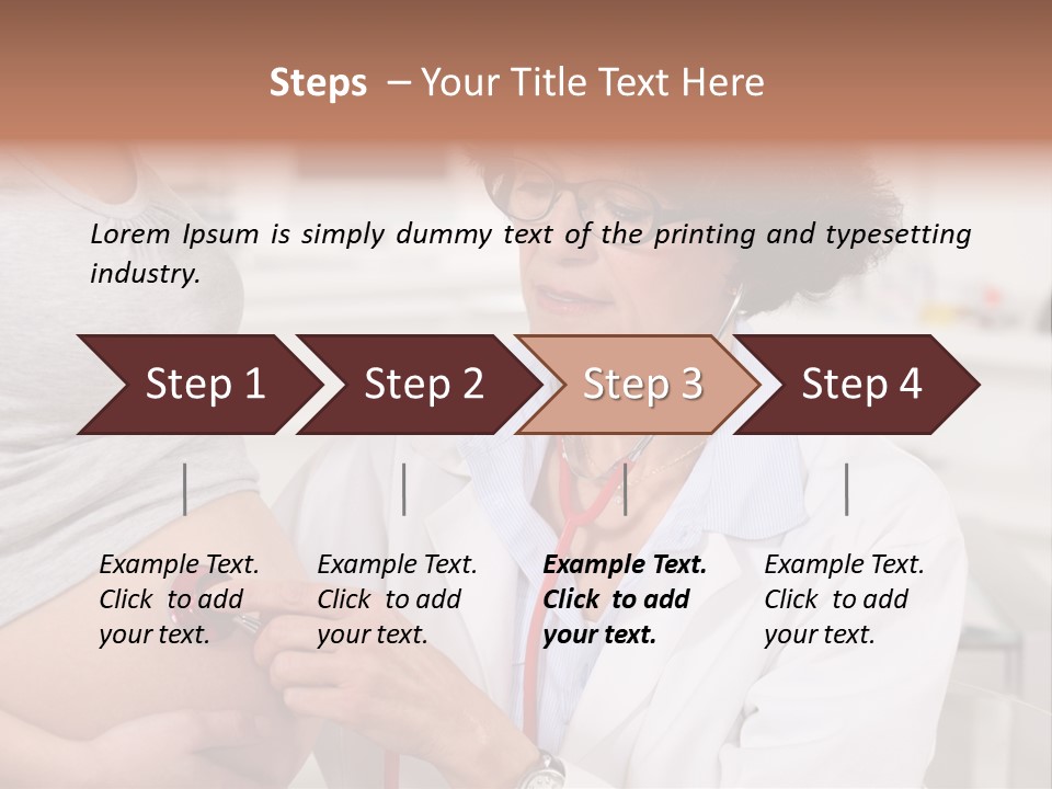 Belly Female Gynecology PowerPoint Template