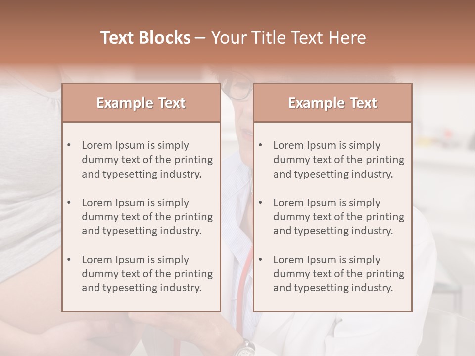 Belly Female Gynecology PowerPoint Template
