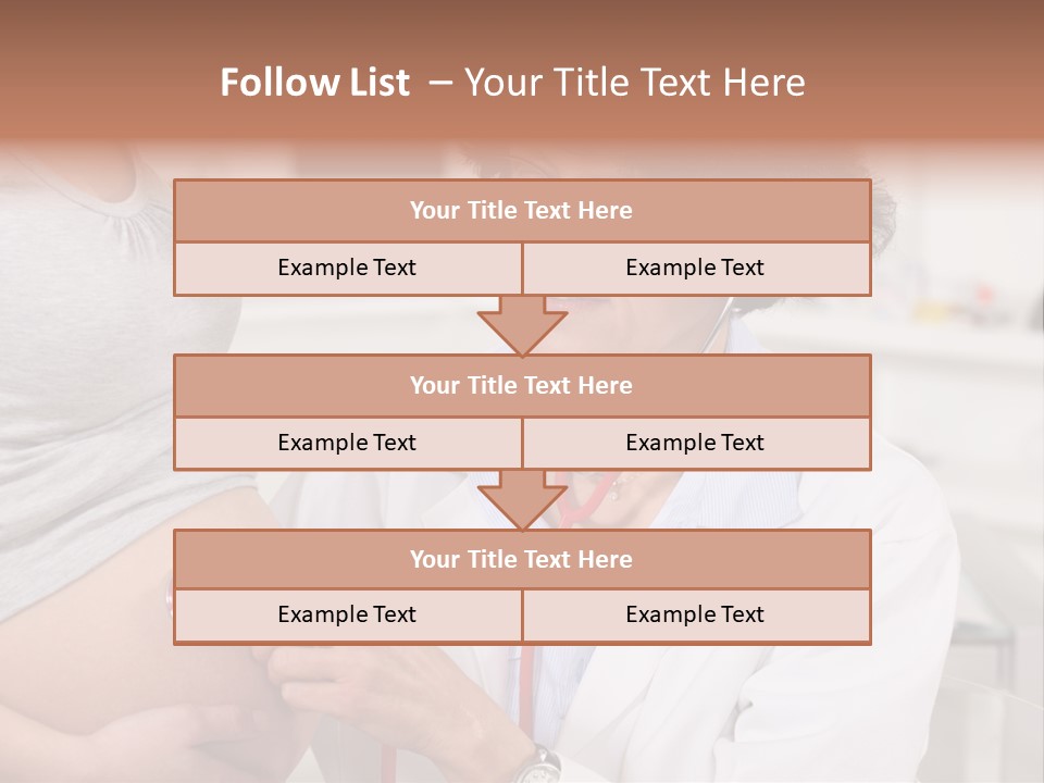 Belly Female Gynecology PowerPoint Template