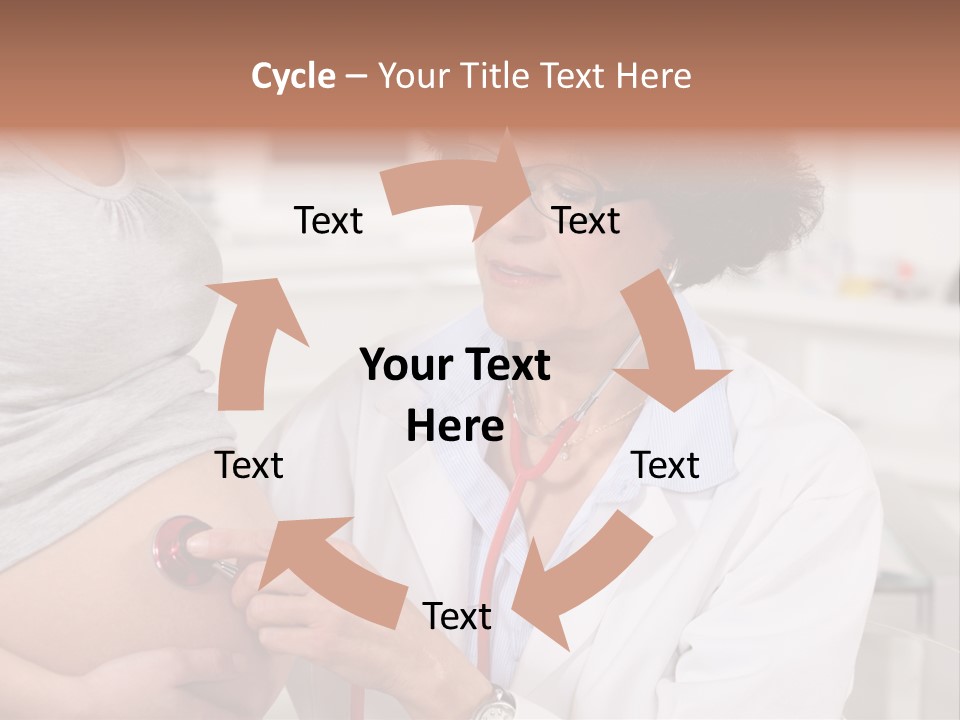 Belly Female Gynecology PowerPoint Template