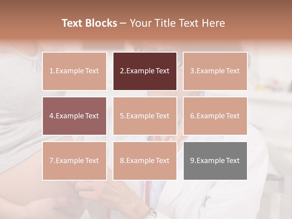 Belly Female Gynecology PowerPoint Template