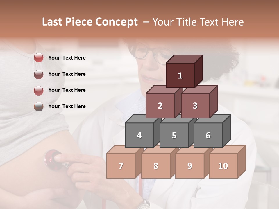 Belly Female Gynecology PowerPoint Template