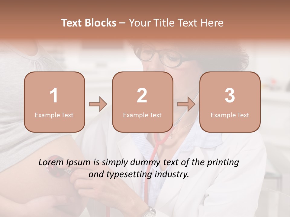 Belly Female Gynecology PowerPoint Template