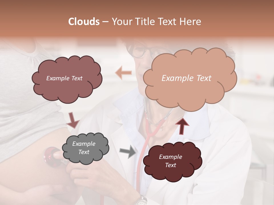 Belly Female Gynecology PowerPoint Template