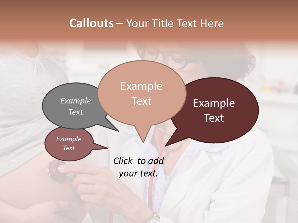 Belly Female Gynecology PowerPoint Template