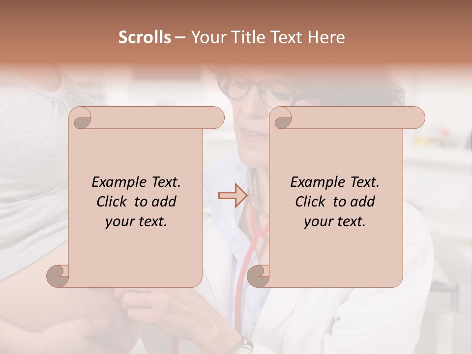 Belly Female Gynecology PowerPoint Template