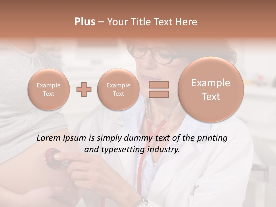 Belly Female Gynecology PowerPoint Template