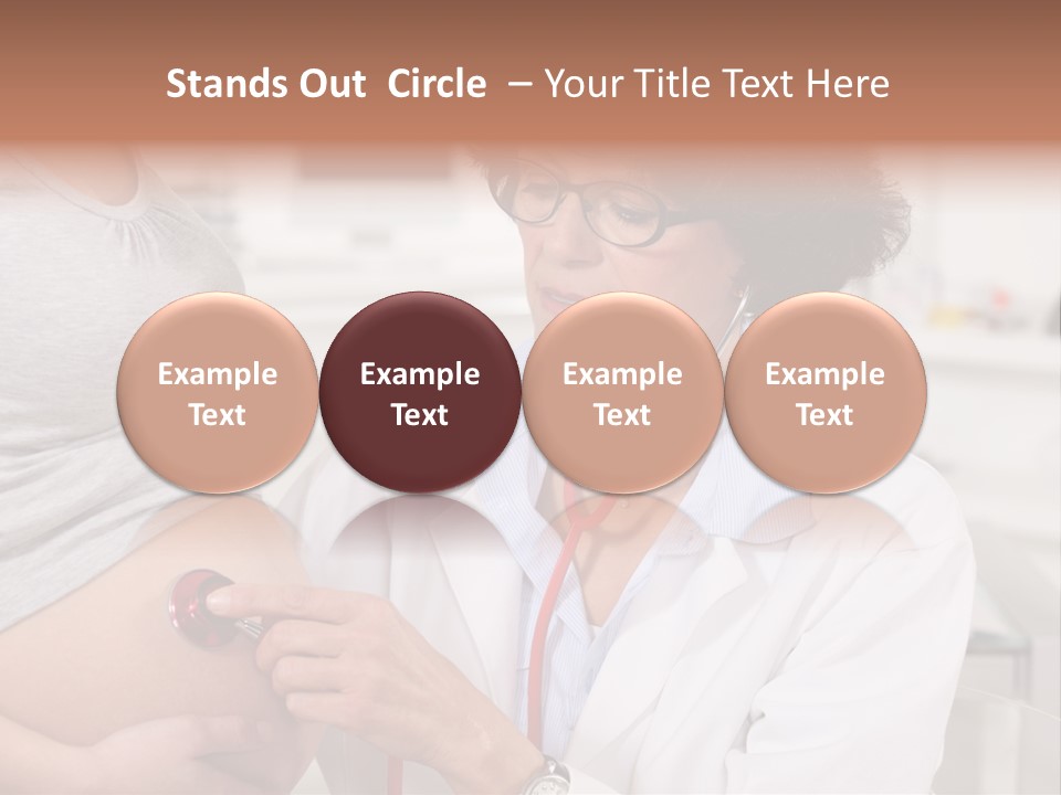 Belly Female Gynecology PowerPoint Template