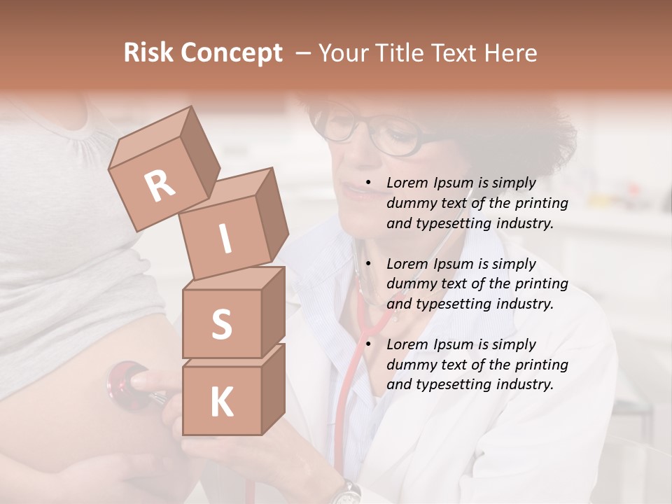 Belly Female Gynecology PowerPoint Template