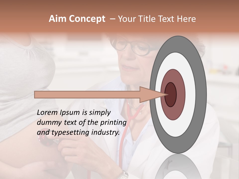 Belly Female Gynecology PowerPoint Template