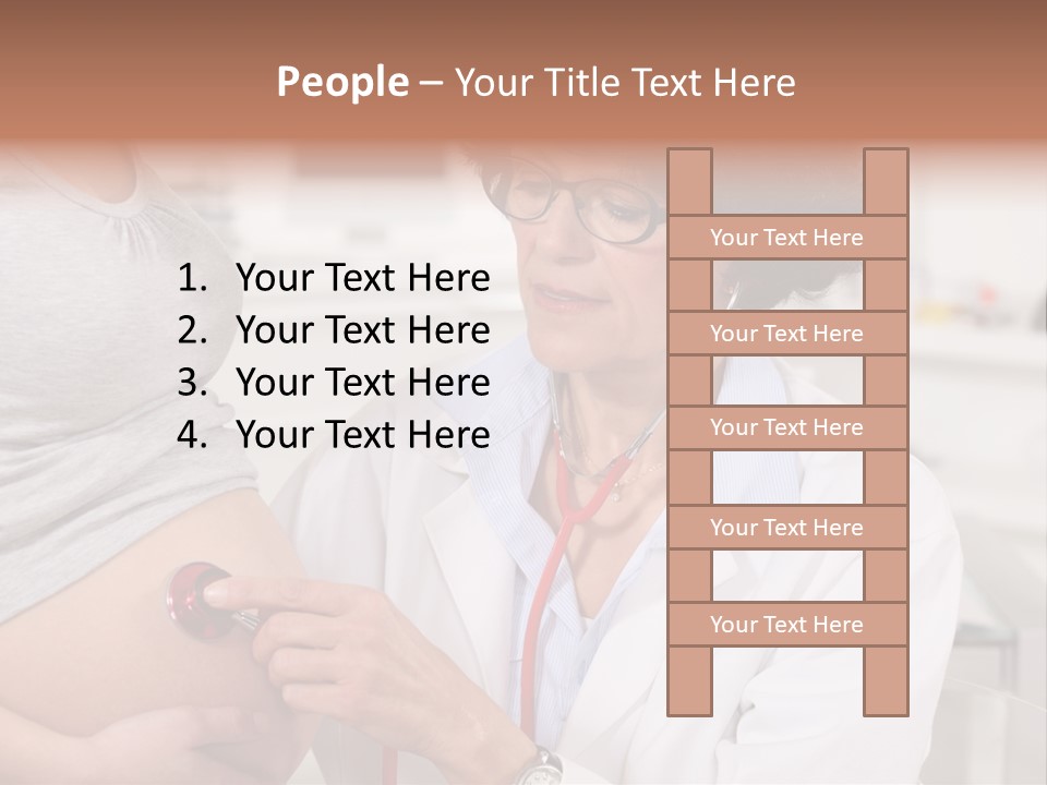 Belly Female Gynecology PowerPoint Template