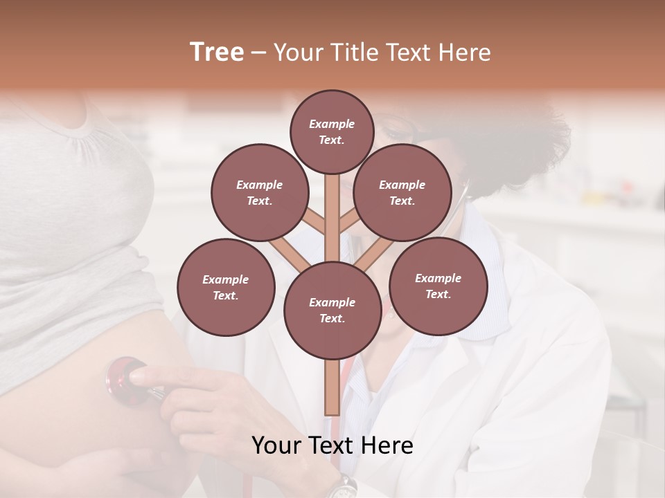 Belly Female Gynecology PowerPoint Template