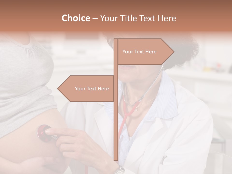 Belly Female Gynecology PowerPoint Template