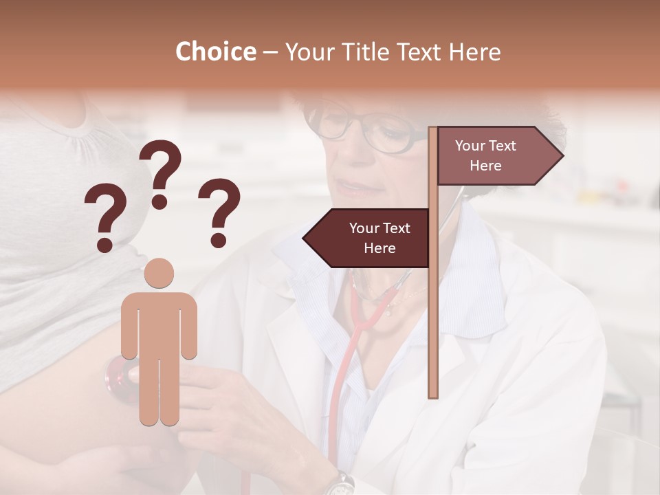 Belly Female Gynecology PowerPoint Template