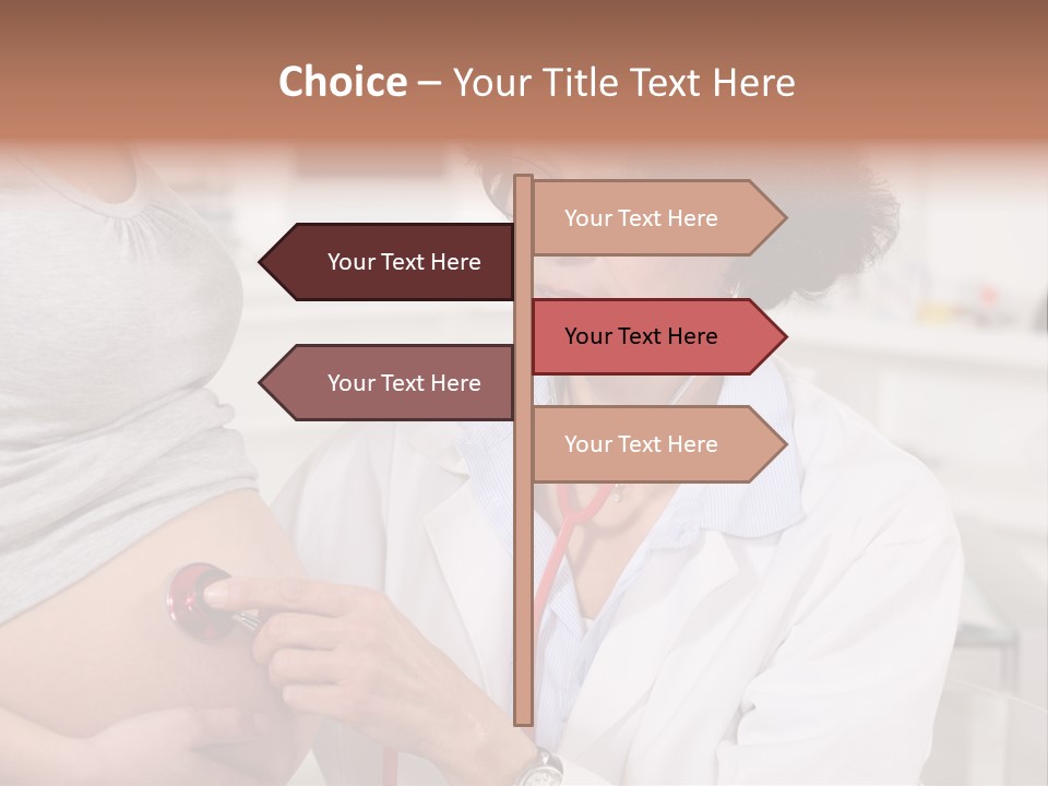 Belly Female Gynecology PowerPoint Template