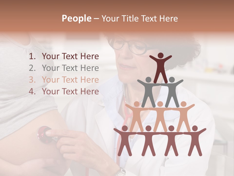 Belly Female Gynecology PowerPoint Template