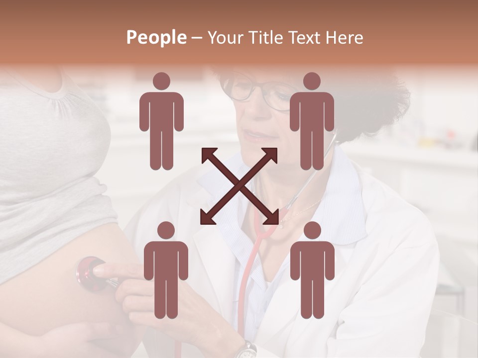 Belly Female Gynecology PowerPoint Template