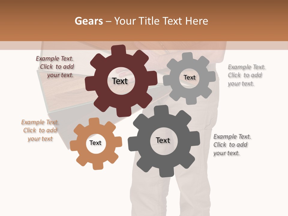 Wood Floor Home PowerPoint Template