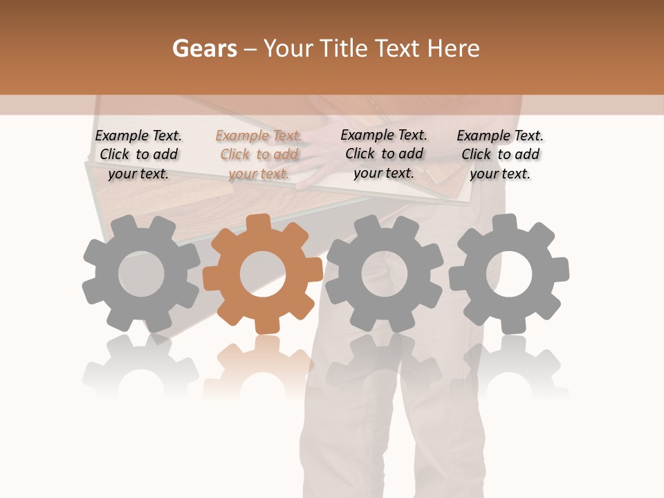 Wood Floor Home PowerPoint Template