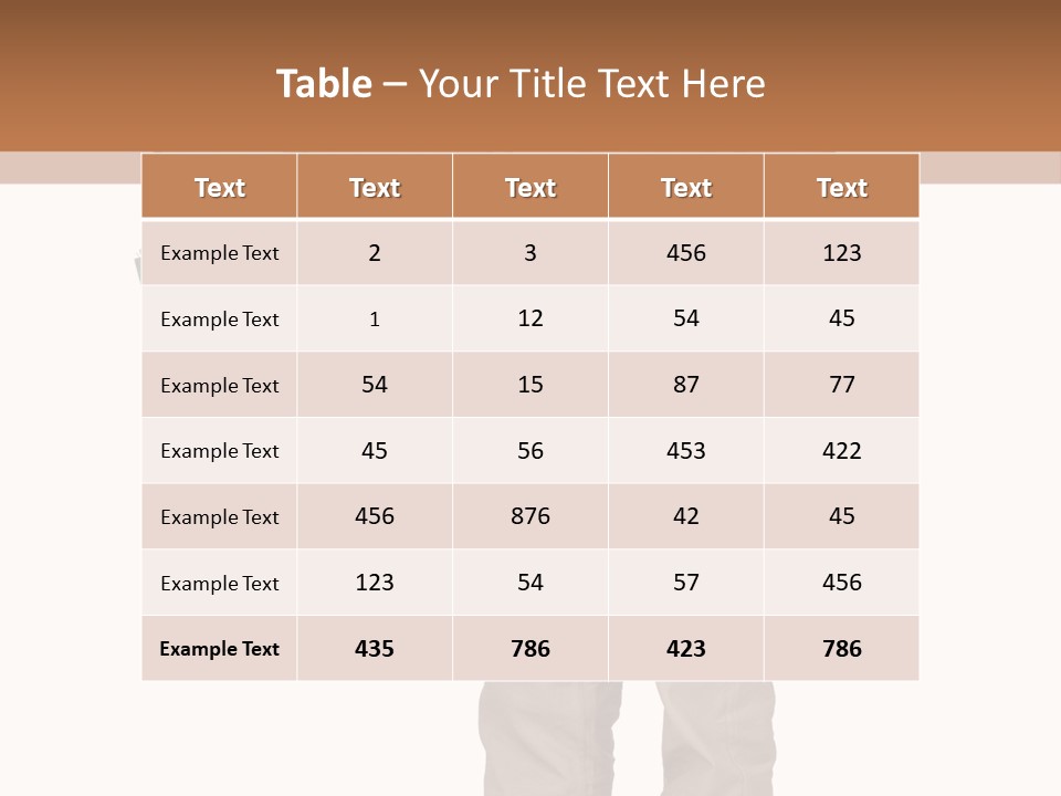 Wood Floor Home PowerPoint Template