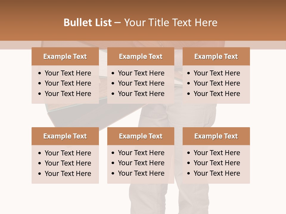 Wood Floor Home PowerPoint Template