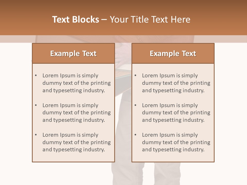 Wood Floor Home PowerPoint Template