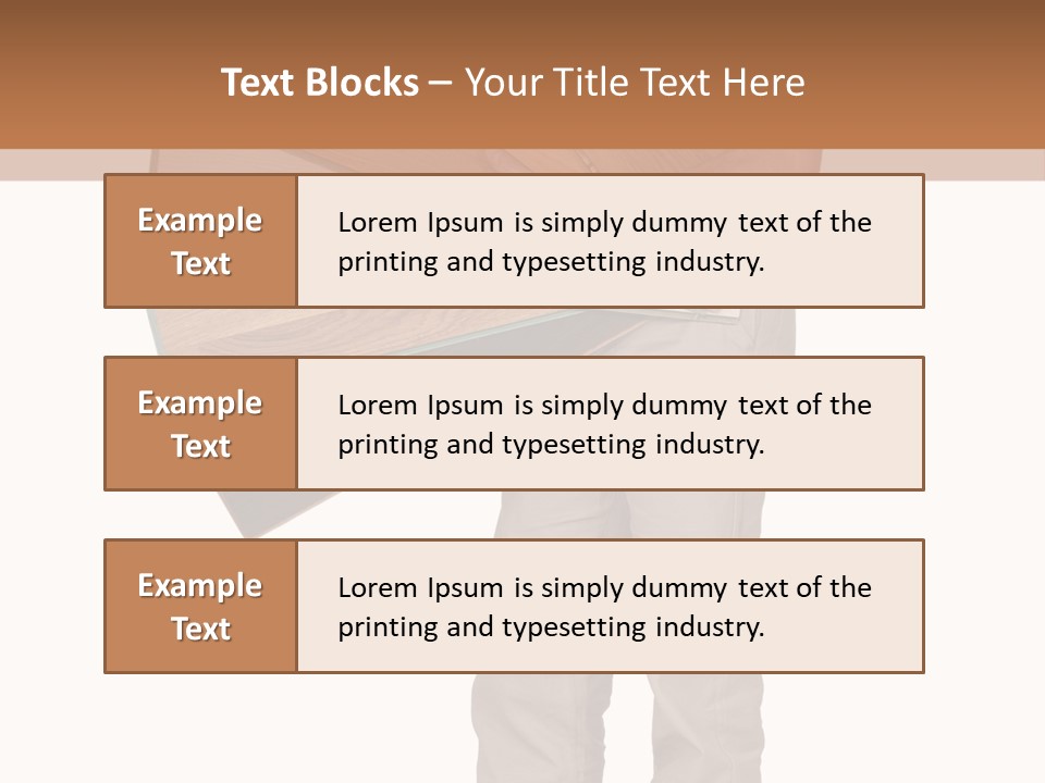 Wood Floor Home PowerPoint Template