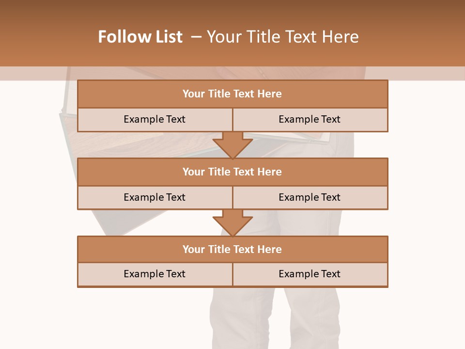 Wood Floor Home PowerPoint Template