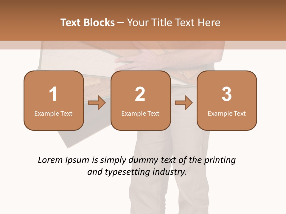 Wood Floor Home PowerPoint Template