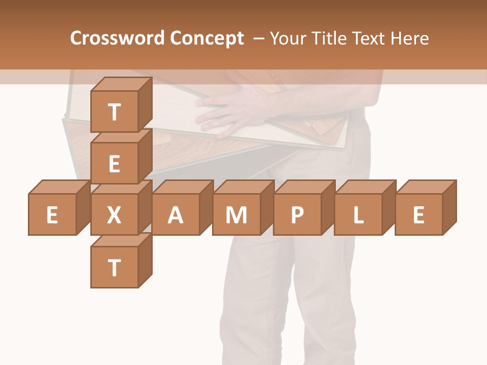 Wood Floor Home PowerPoint Template