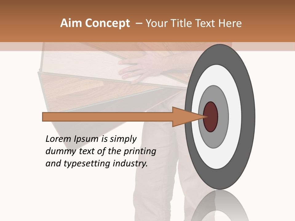 Wood Floor Home PowerPoint Template