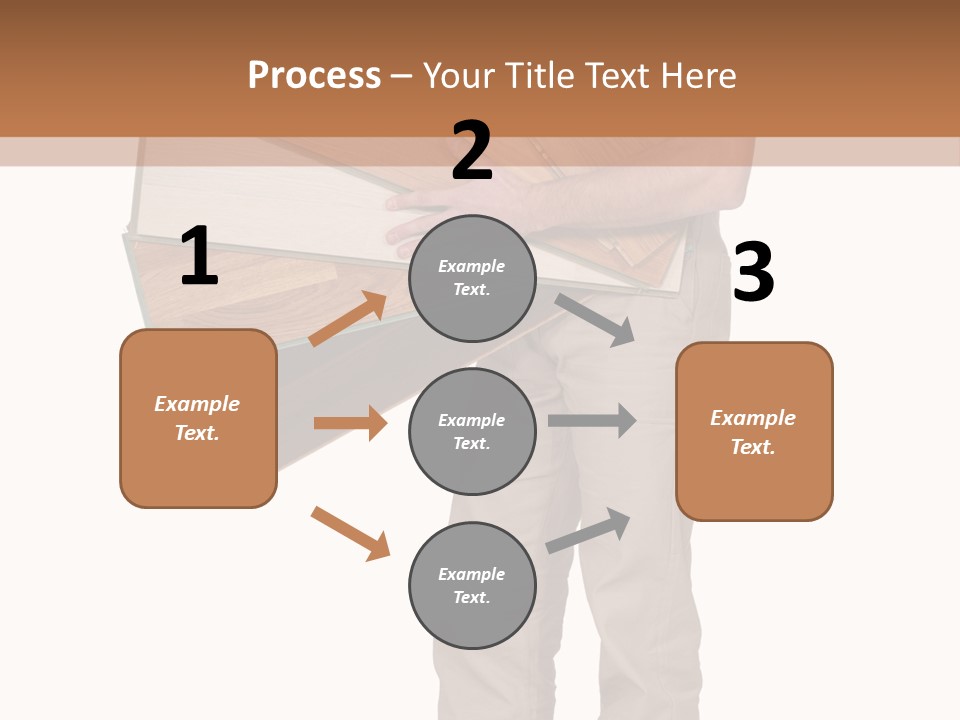 Wood Floor Home PowerPoint Template