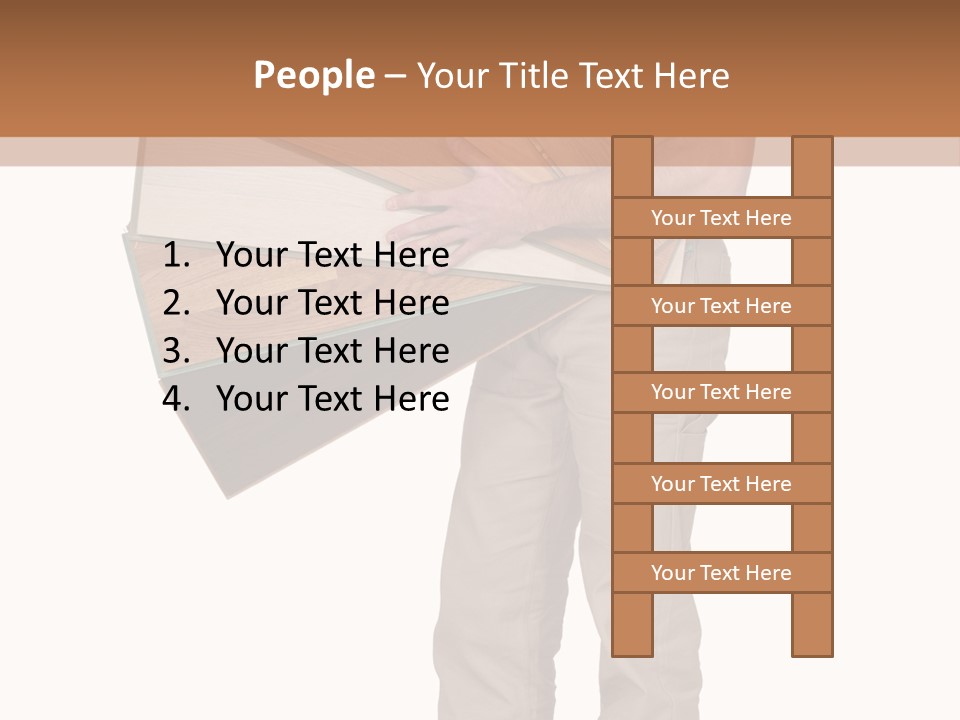 Wood Floor Home PowerPoint Template