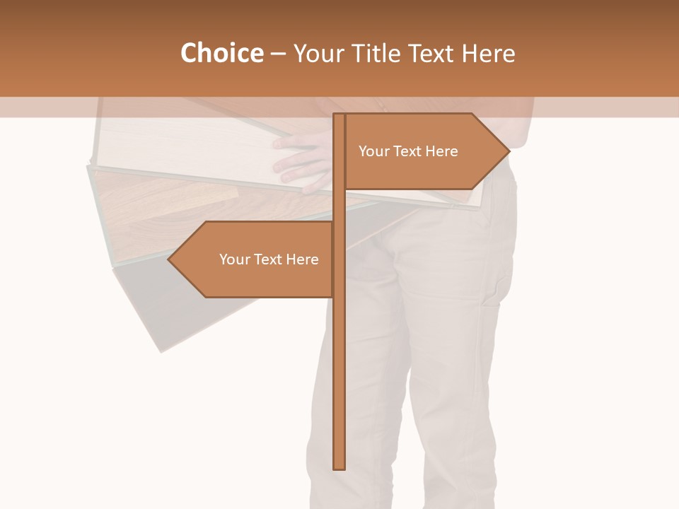 Wood Floor Home PowerPoint Template