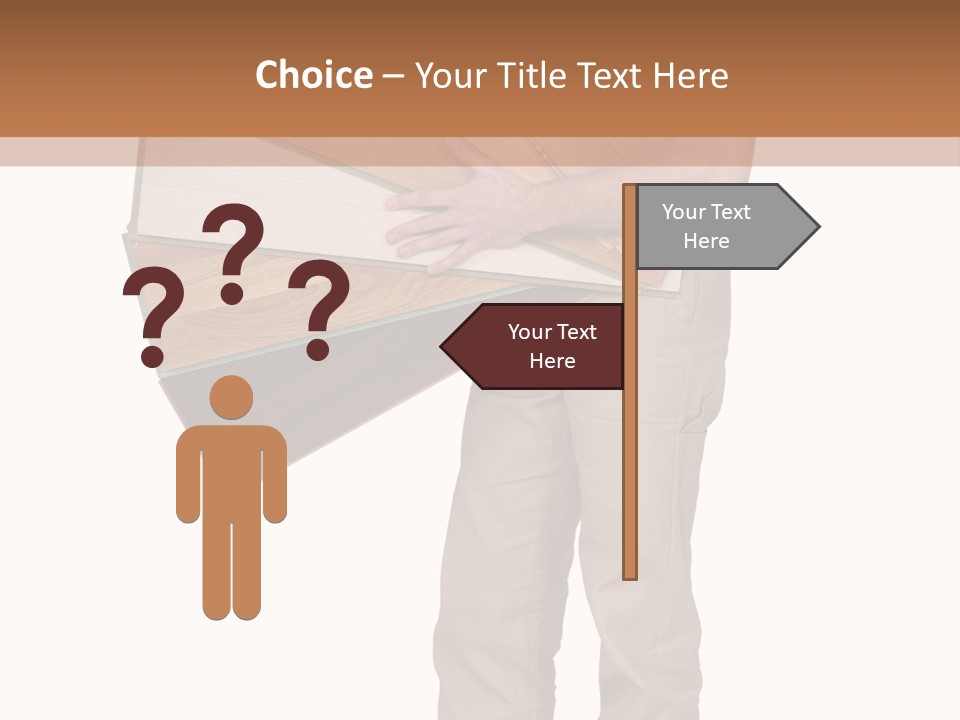 Wood Floor Home PowerPoint Template