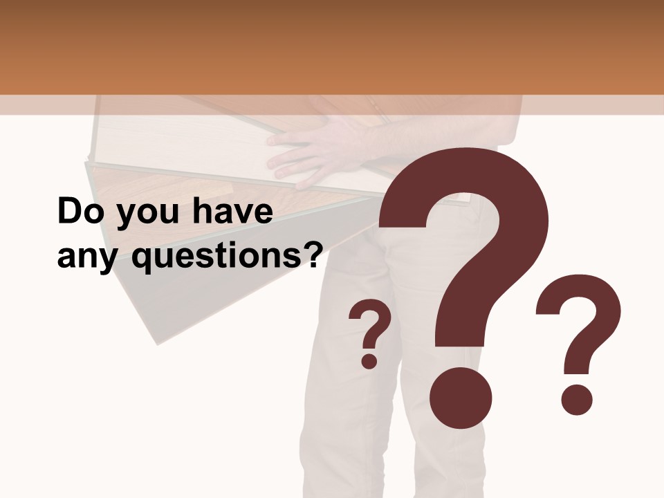 Wood Floor Home PowerPoint Template