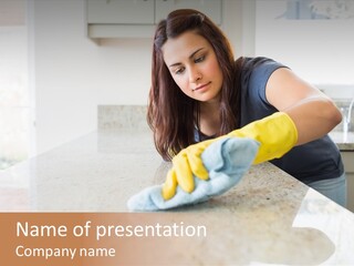 Homey Cooker Cleaning Agents PowerPoint Template