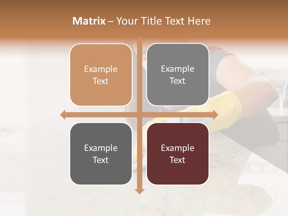 Homey Cooker Cleaning Agents PowerPoint Template