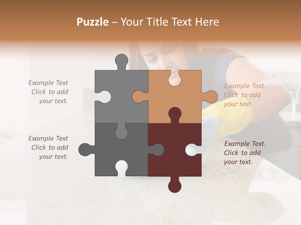 Homey Cooker Cleaning Agents PowerPoint Template