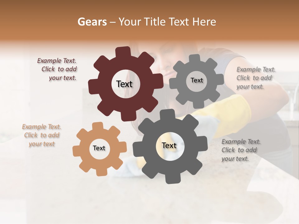 Homey Cooker Cleaning Agents PowerPoint Template