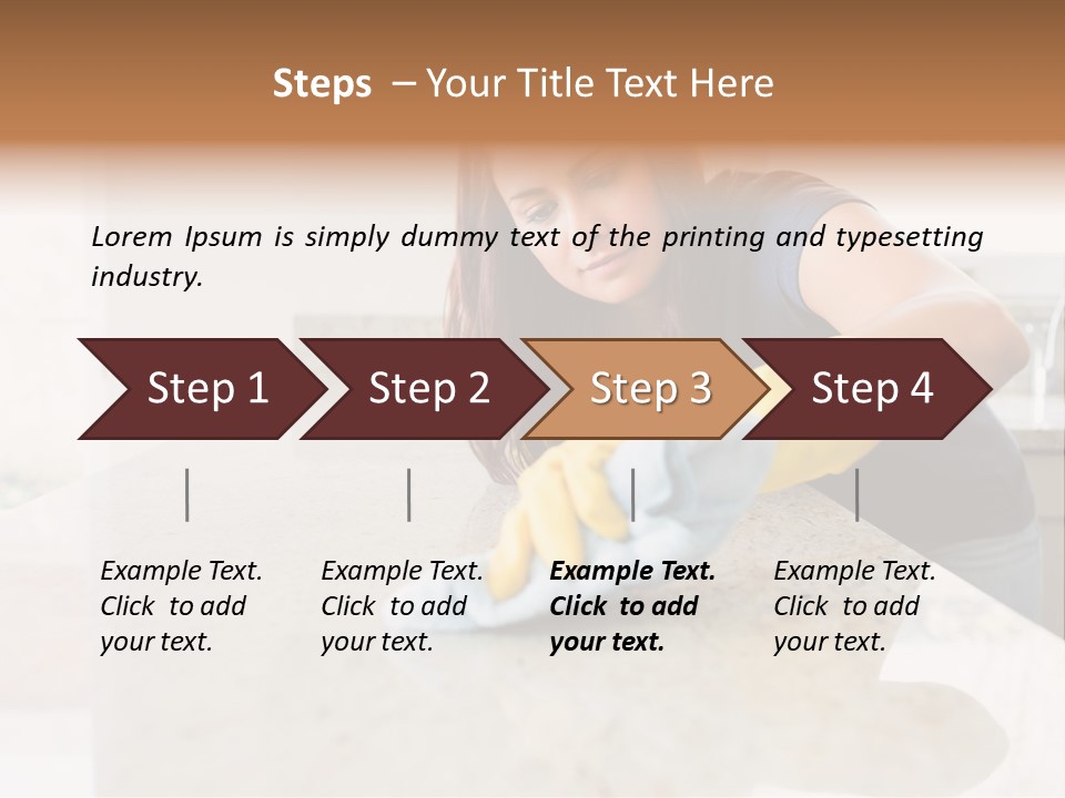 Homey Cooker Cleaning Agents PowerPoint Template