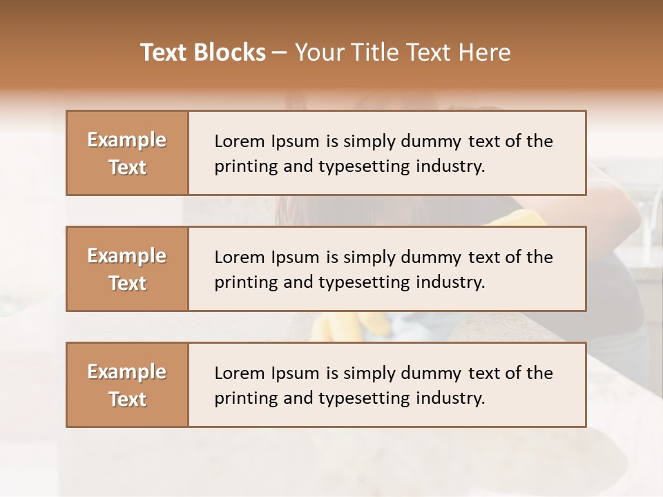Homey Cooker Cleaning Agents PowerPoint Template