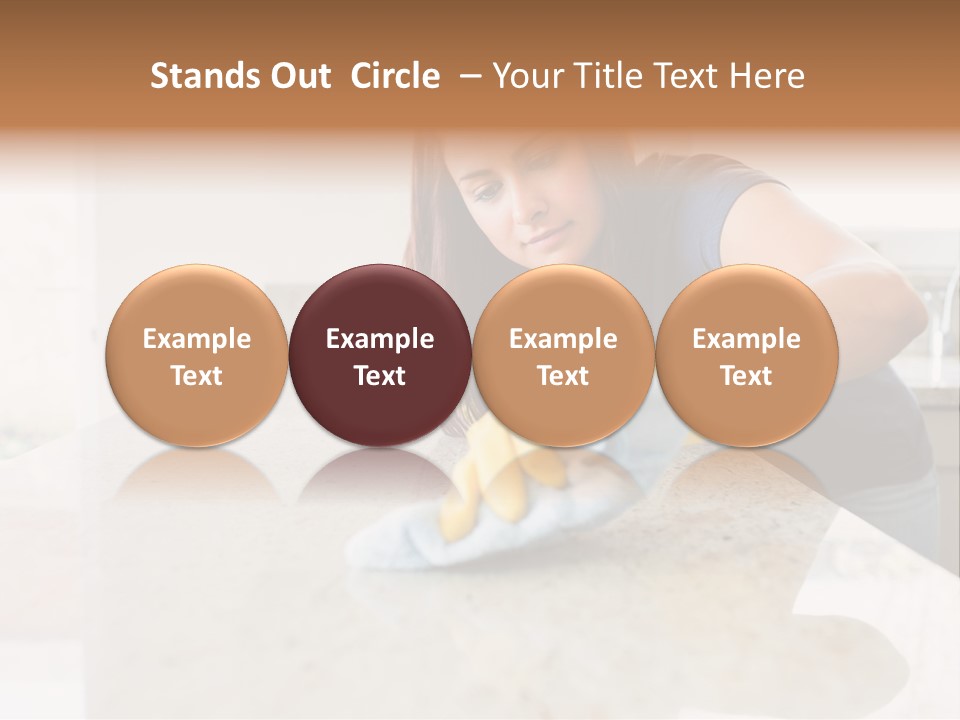 Homey Cooker Cleaning Agents PowerPoint Template