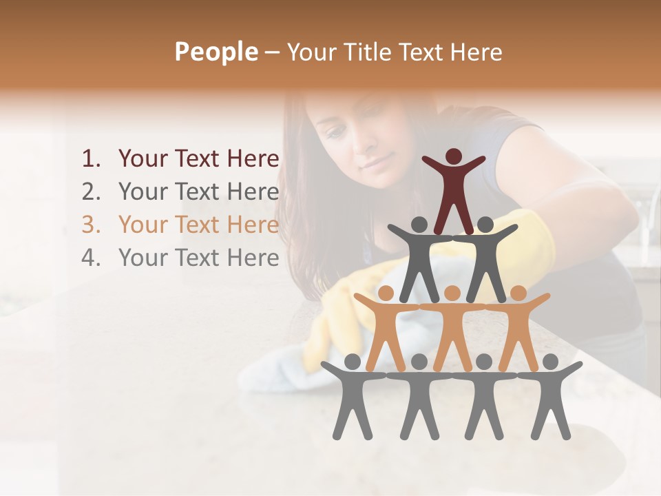 Homey Cooker Cleaning Agents PowerPoint Template