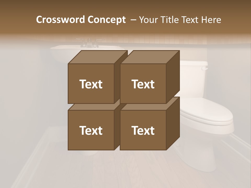 Lavatory Towel Rack PowerPoint Template