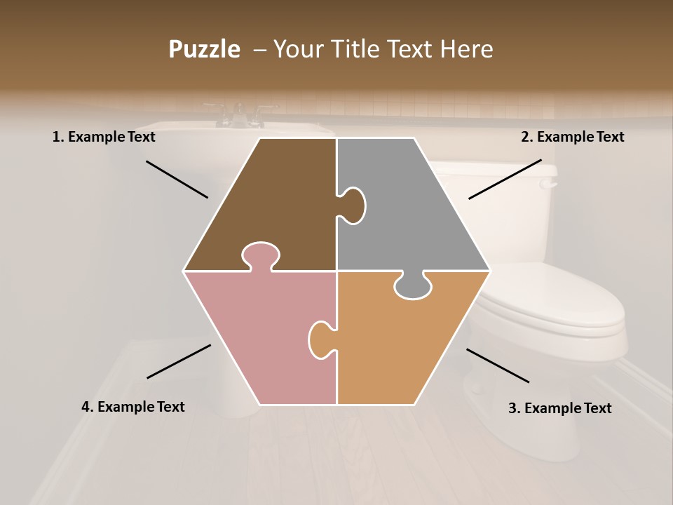 Lavatory Towel Rack PowerPoint Template