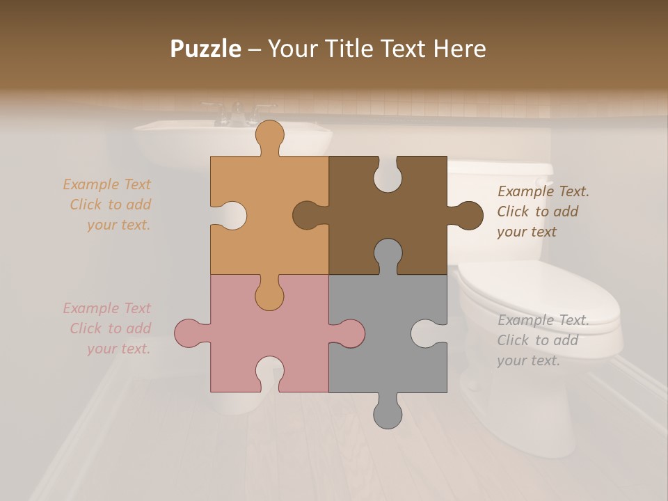 Lavatory Towel Rack PowerPoint Template