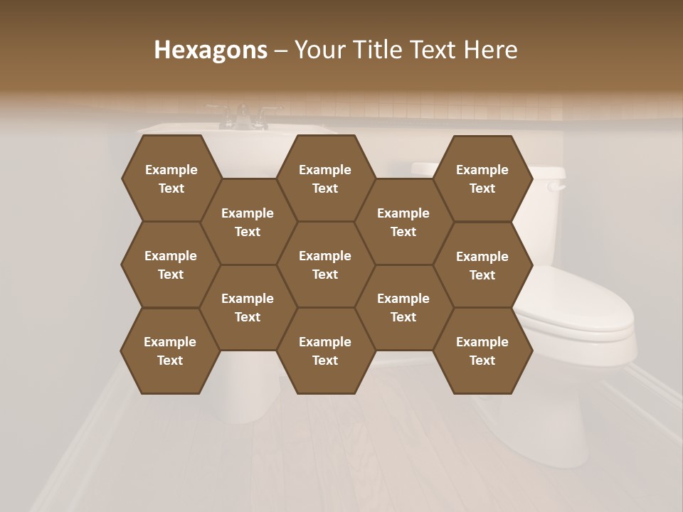 Lavatory Towel Rack PowerPoint Template